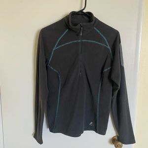 First Ascent by Eddie Bauer pull over gray fleece in Women’s Tall size Medium